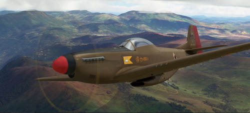 P-51D Kandy Ceylan brown & red