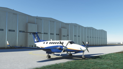 Pacific Coastal Livery for Black Square Analog King Air