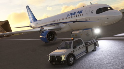 Pan Am 2023 Fictional Livery (FlyByWire A32NX)