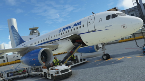 Pan Am 2023 Fictional Livery (LatinVFR A319ceo CFM and IAE)