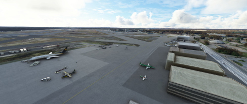 Parking mod for Fly2High Rhode Island T. F. Green International Airport (KPVD)