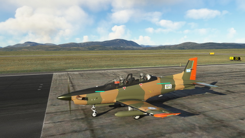 PC21 IRIS Pilatus of the Argentine Air Force, TUCANO version