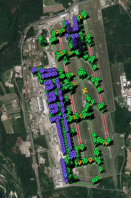Pilot2ATC Milano Malpensa LIMC Taxiways and Gates