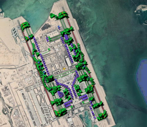 Pilot2ATC OTHH (Doha) Taxiways and Gates