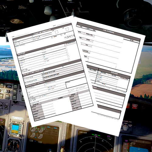 Pilots Logbook for Simmers | A detailed PDF document for logbook ...