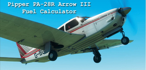 Piper PA-28R Arrow III - Fuel Calculator