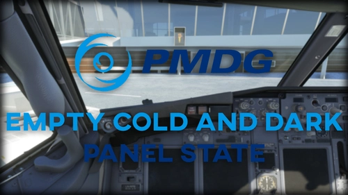 PMDG 737-600 - Empty Cold & Dark Panel State - No Payload + 15% Fuel in Tanks