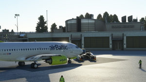 PMDG 737-600 AirBaltic YL-BBE [based on 737-500 YL-BBE] thumbnail 4