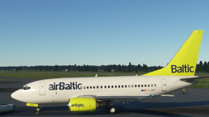 PMDG 737-600 AirBaltic YL-BBE [based on 737-500 YL-BBE] thumbnail 2