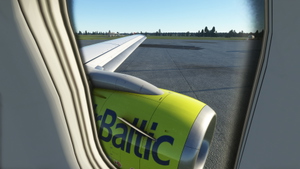 PMDG 737-600 AirBaltic YL-BBE [based on 737-500 YL-BBE] thumbnail 7