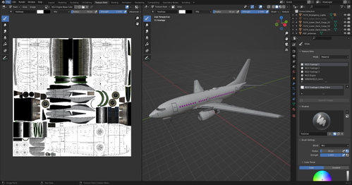 PMDG 737-600 Blender Paintkit
