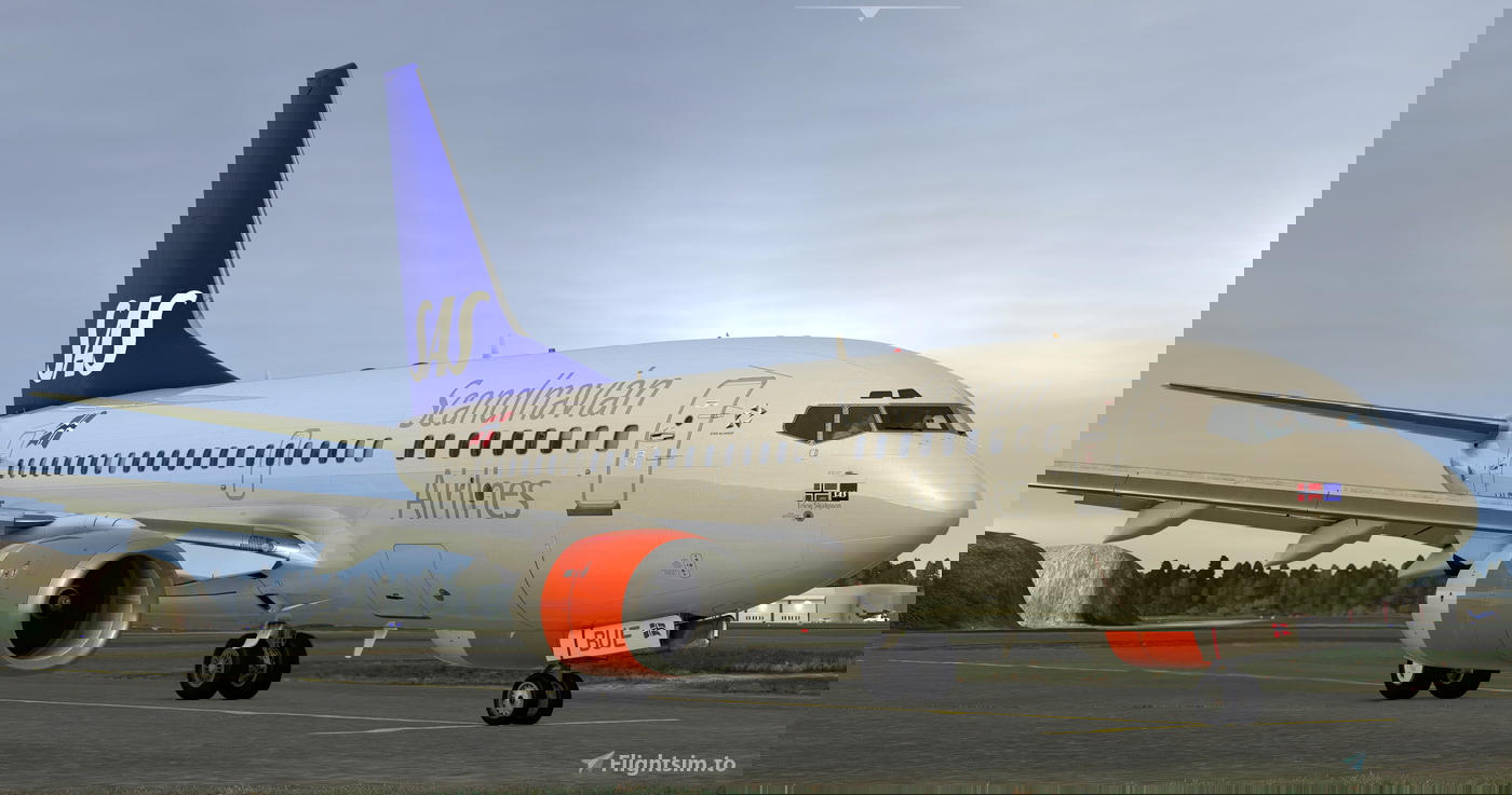PMDG 737-600 SAS LN-BUE (Anno 2010) for Microsoft Flight Simulator | MSFS