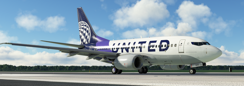 PMDG 737-600 United Concept Livery