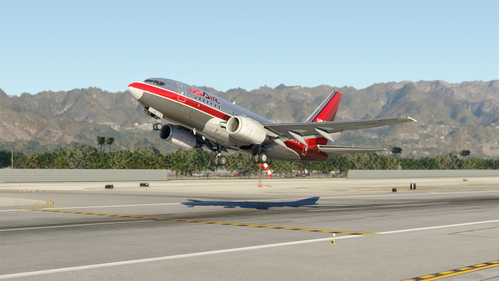 PMDG 737-600 USAir (N356AU) Classic Chrome (Weathered)