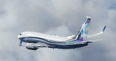 PMDG 737-700 BBJ BLUE ARCHIVE (FICTIONAL)