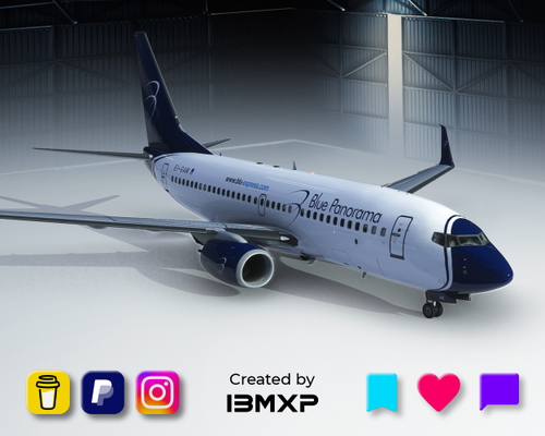 Blue Panorama ( EI-GAW) w/Interiors & BW/SSW Options