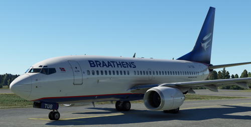 PMDG 737-700 Braathens LN-TUB (Anno 2000)