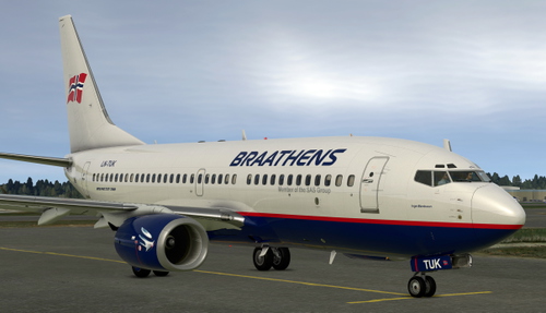 PMDG 737-700 Braathens LN-TUK (Anno 2004)