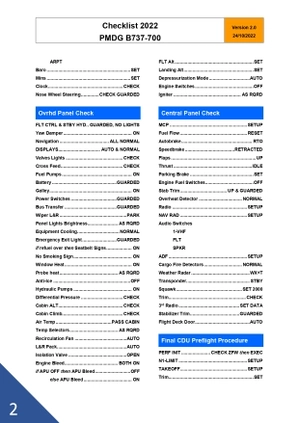 PMDG 737-700 Full Checklist thumbnail 2