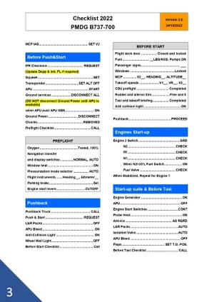 PMDG 737-700 Full Checklist thumbnail 3