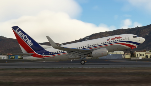 PMDG 737-700 LAN Chile CC-CYP "Retro Livery"