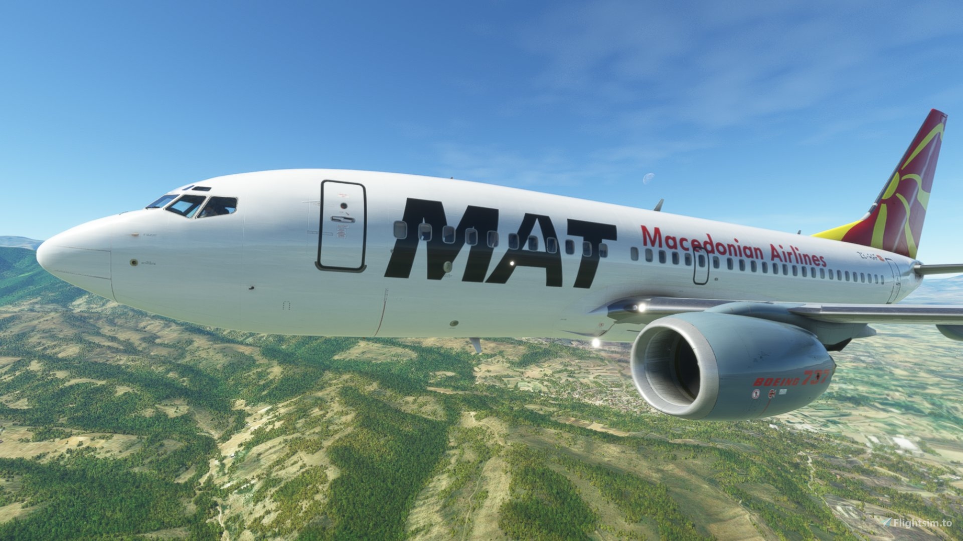 Seaport nudler Quilt PMDG 737-700 MAT Macedonian Airlines (Z3-AAF) for Microsoft Flight  Simulator | MSFS