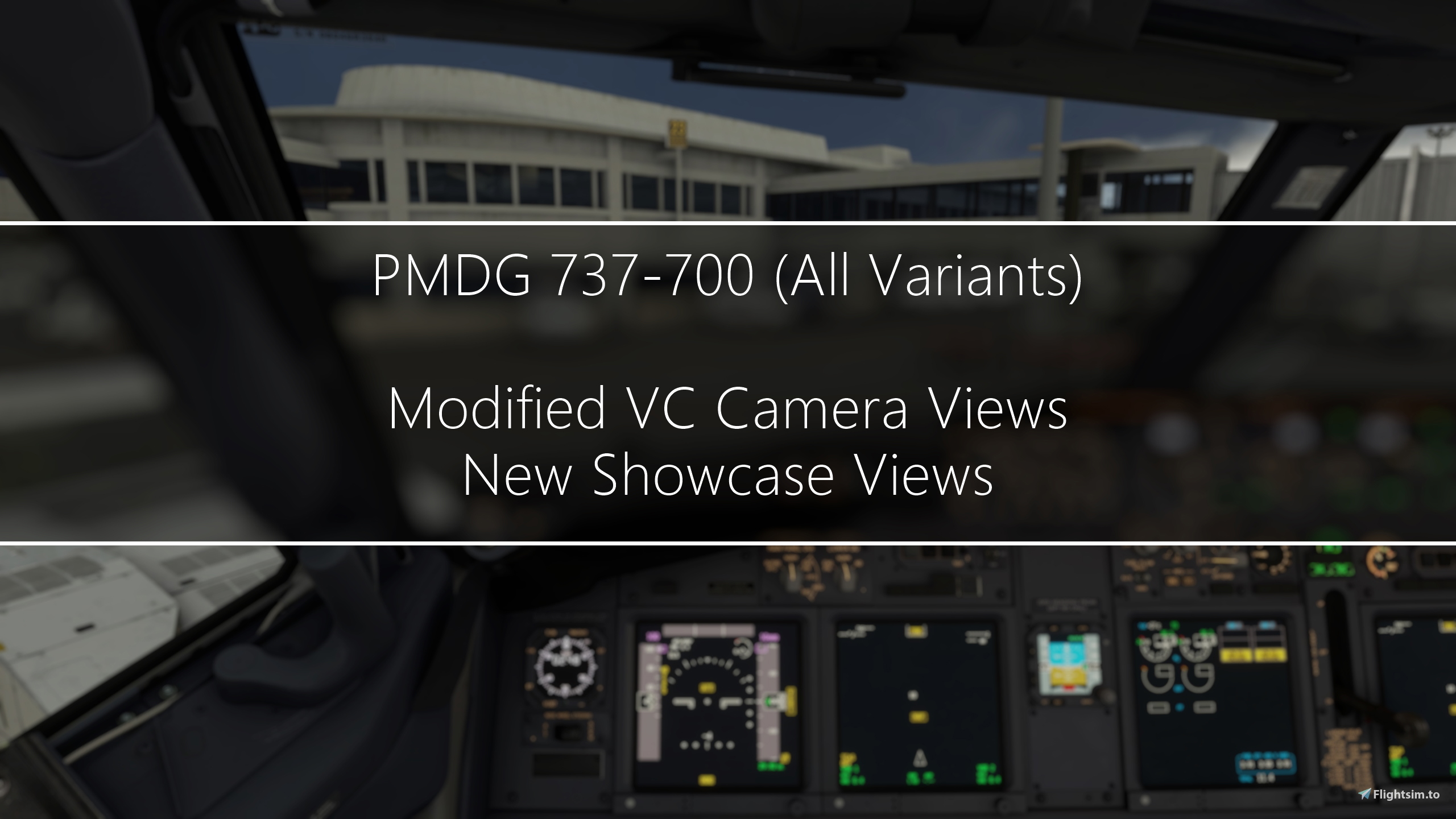 PMDG 737-700 Modified VC and Showcase Views - Image 1