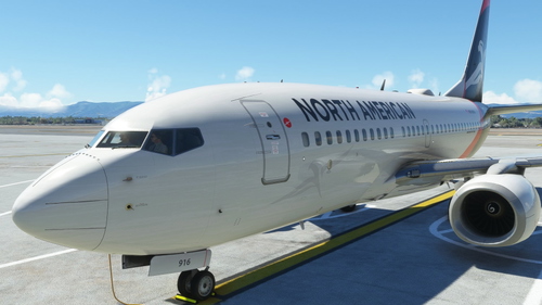 PMDG 737-700 North American Airlines Split Winglet Variant