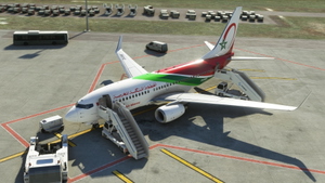 Royal Air Maroc [CN-RNR 2020] w/cabin - PMDG 737-700 BW [4K]  thumbnail 2