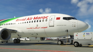 Royal Air Maroc [CN-RNR 2020] w/cabin - PMDG 737-700 BW [4K]  thumbnail 4