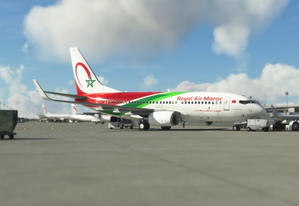 Royal Air Maroc [CN-RNR 2020] w/cabin - PMDG 737-700 BW [4K]  thumbnail 9