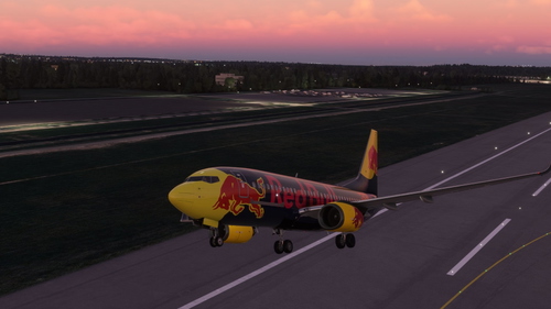 PMDG 737-700 Red Bull Racing Livery