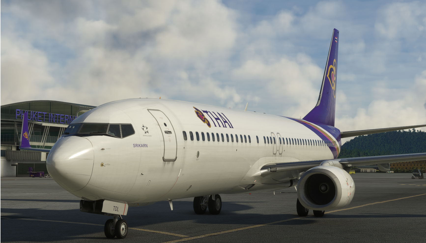 PMDG B737-800 | Thai Airways Intl | HS-TDL - Image 1