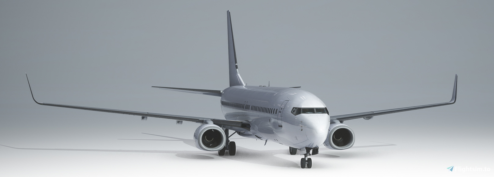 PMDG 737-800 White (Unpainted BW & SSW) - Image 1