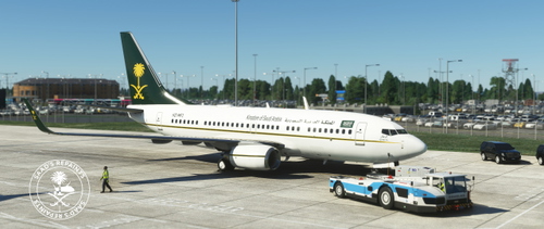 PMDG 737-700BBJ Saudi Arabia - Ministry of Finance (HZ-MF1 - 2002)