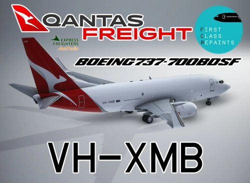 PMDG 737-700BDSF Express Freighters (Qantas Freight) VH-XMB