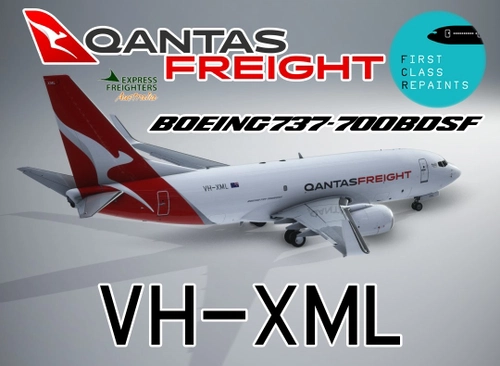 PMDG 737-700BDSF Express Freighters (Qantas Freight) VH-XML