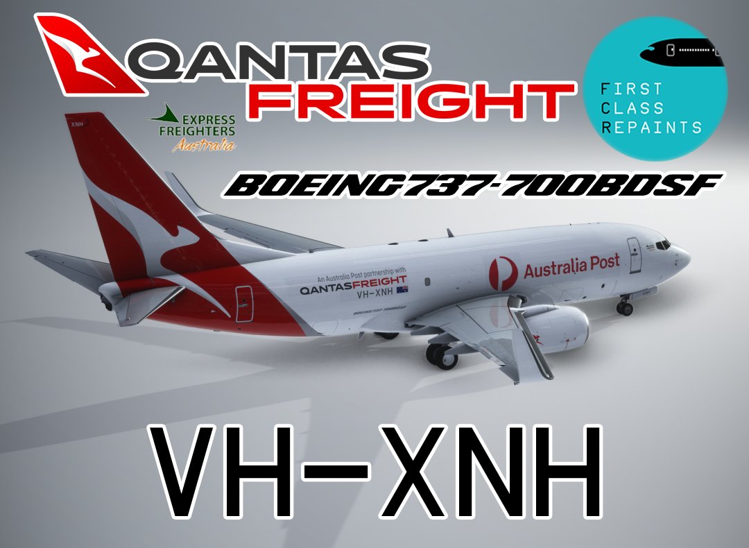 PMDG 737-700BDSF Express Freighters (Qantas Freight) VH-XNH - Image 1