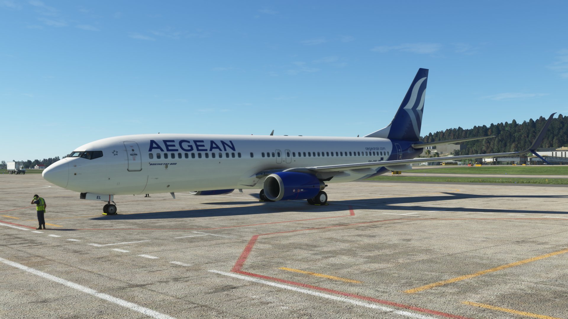 PMDG 737-800 Aegean Airlines Livery [4k] - Image 1