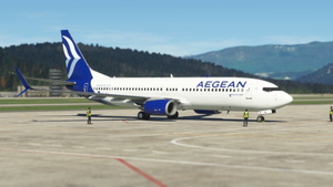 PMDG 737-800 Aegean Airlines Livery [4k] thumbnail 2