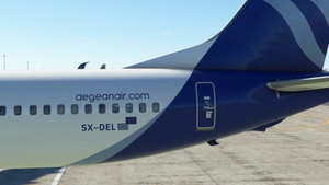 PMDG 737-800 Aegean Airlines Livery [4k] thumbnail 6