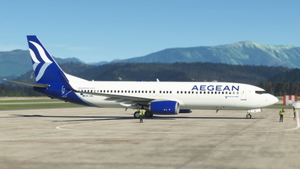 PMDG 737-800 Aegean Airlines Livery [4k] thumbnail 3