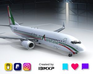 AeroItalia | FULL Fleet Pack w/Interiors, Eyebrows & Blank rudder thumbnail 1