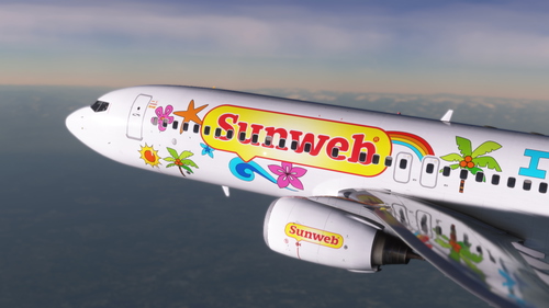 PMDG 737-800 | Transavia Sunweb "I Love Summer" livery | PH-HZJ