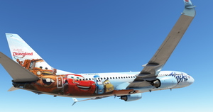 PMDG 737-800 Alaska Airlines Cars Land / N570AS thumbnail 3