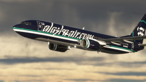 PMDG 737-800 Alaska Airlines (Reverse) thumbnail 4