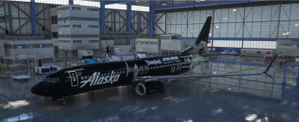 PMDG 737-800 Alaska N538AS Star Wars Livery  thumbnail 5