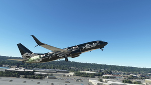 PMDG 737-800 Alaska N538AS Star Wars Livery  thumbnail 3