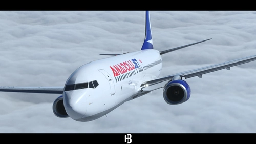 PMDG 737-800 AnadoluJet TC-SBV