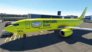 PMDG 737-800 BCF Mercado Livre by GOL - PS-GFA thumbnail 1